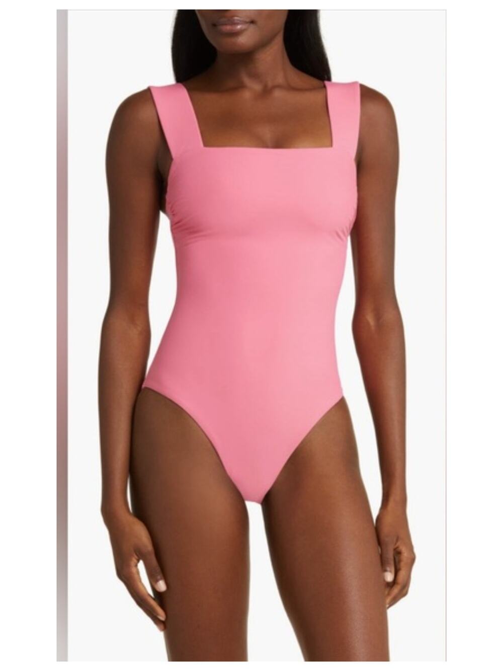 NEW BONDI BORN Gwen Square Neck One-Piece Swimsuit Size Medium